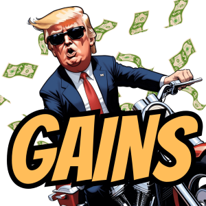 Gains RTRUMP coin meme