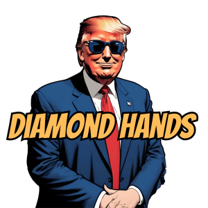 diamonds hands RTRUMP coin meme