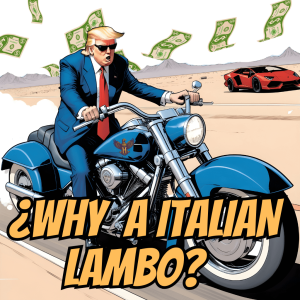 harley are better of lambo RTRUMP coin meme